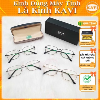 KAVI A8 - Kính Chống Ánh Sáng Xanh Bảo Vệ Mắt Gọng Titan Hàn Quốc