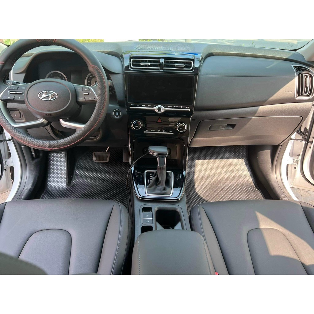 Thảm Lót Sàn Ô Tô KATA Cao Cấp Cho Xe Hyundai Creta  - Không mùi, Không ẩm mốc, Dễ dàng vệ sinh