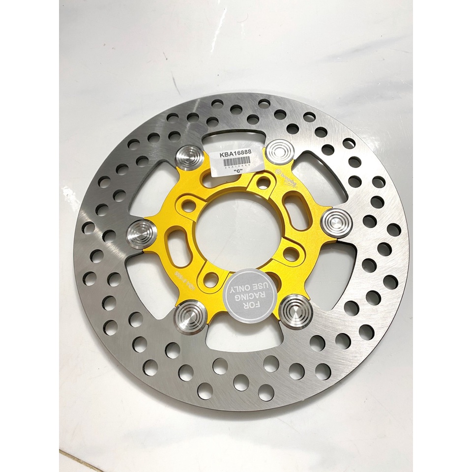Đĩa Thắng Trước Brem Moto 3 Khoen Nút Inox - Đĩa Size 220