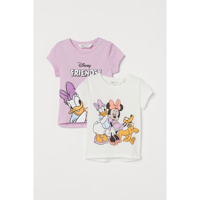 (Mickey, Pony)Áo phông bé gái Hè 2022 cộc tay hàng xuất dư chất 100% cotton mềm đẹp sz 1-10T