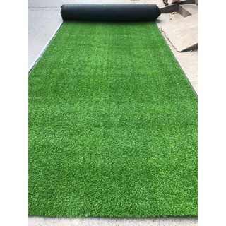 Combo 20 m2 thảm cỏ nhân tạo 2 cm khổ 2x10m - Mẫu đế bạt không bụi đen