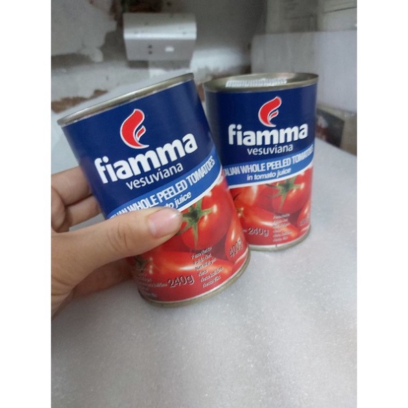 Cà chua Ý nguyên trái lột vỏ 400g Fiamma