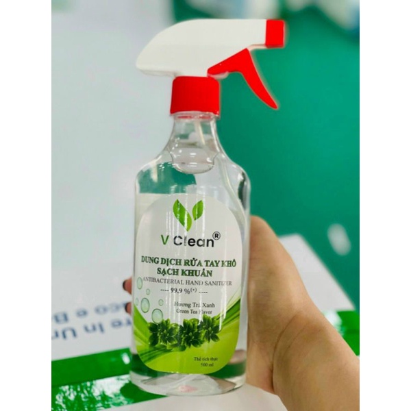 Dung dịch rửa tay khô sạch khuẩn V Clean 500ml