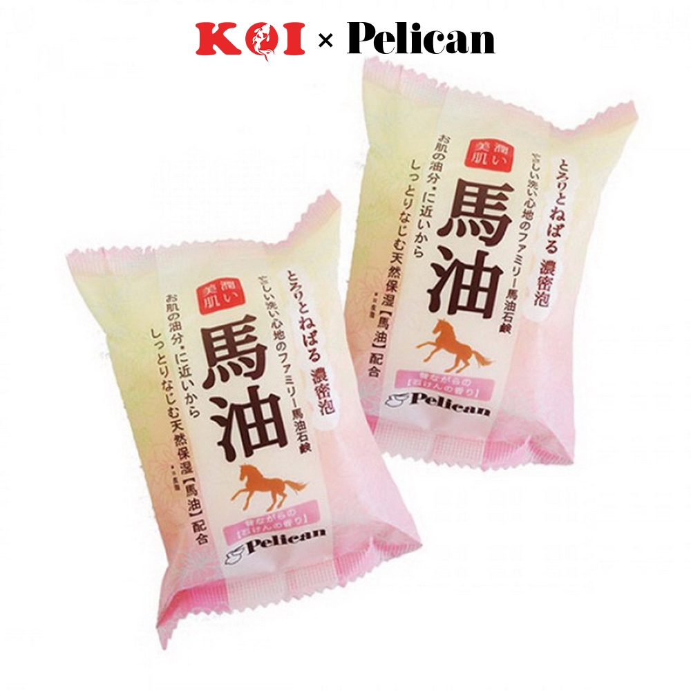 Xà phòng rửa mặt chiết xuất từ dầu ngựa Pelican Horse Oil Facial Soap 100g