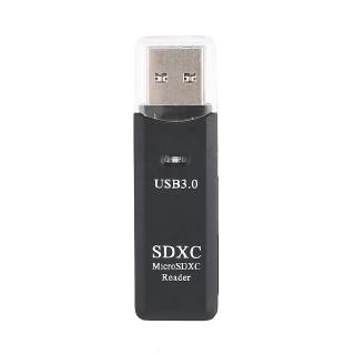 Universial 2 in 1 usb 3.0 2 slot tf sd card reader micro sd + sdxc card reader