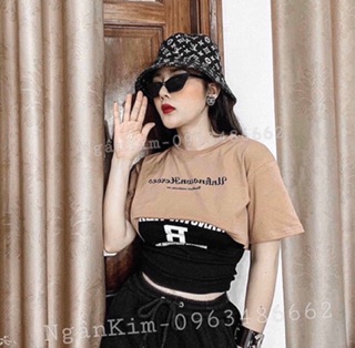 SET HAI ÁO CROPTOP THÊU
