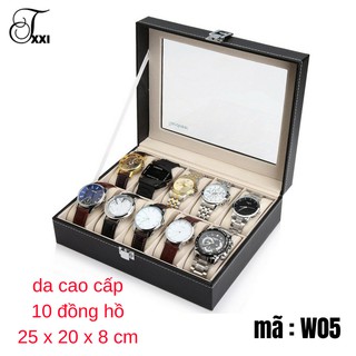 Hộp Đựng Đồng Hồ Vỏ Da Cao Cấp