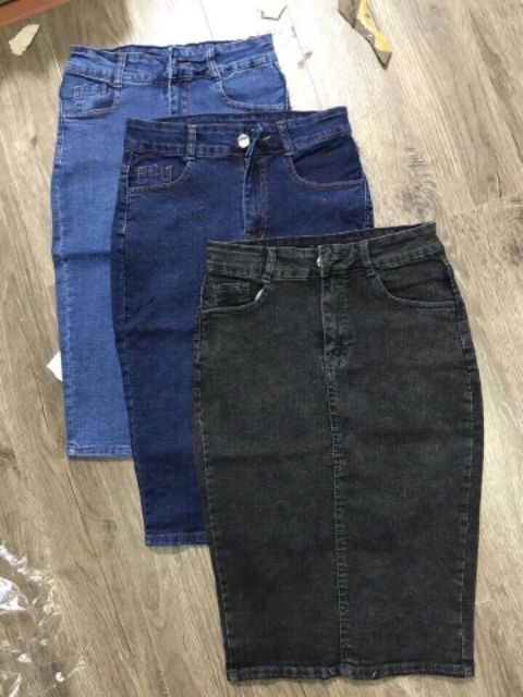 HÀNG NEW_ Chân váy Jean ôm body xẻ sau siêu đẹp_chân váy bò công sở _chân váy bút chì _GIAO ĐÚNG MẪU | BigBuy360 - bigbuy360.vn