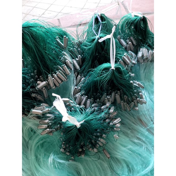 Lưới đánh cá 3 màn then 6 cao 1, 5m dài 90m bắt cá trắm chép