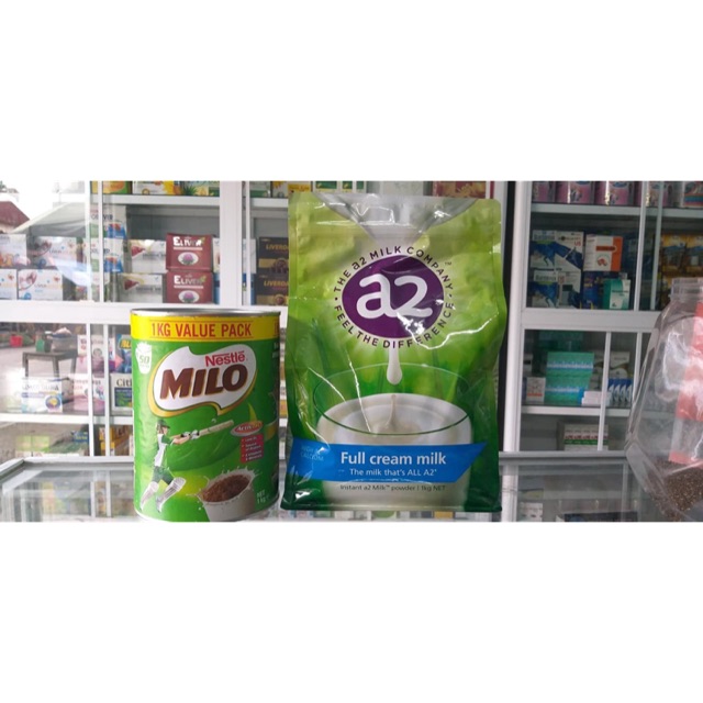 Bộ đôi sữa milo và A2