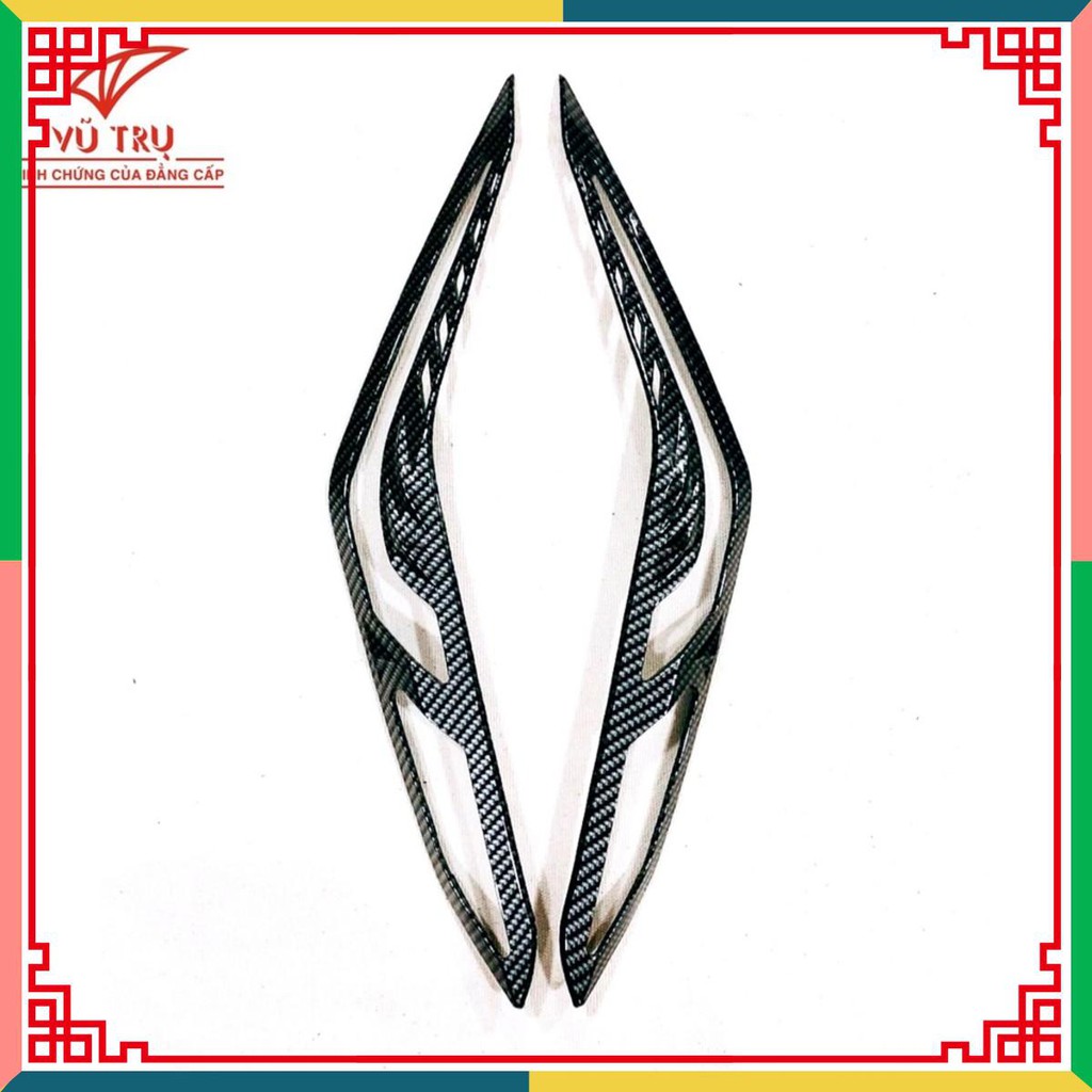 Ốp Xi Nhan Trước xe Vario 2018 Xi Trắng , Carbon - Chính Hãng Universe hàng chuẩn loại 1