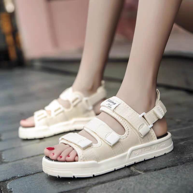 [Mã 88FASHIONSALE1 giảm 10K đơn 99K] ❗FREE SHIP TOÀN QUỐC❗ Dép Quai Hậu sandal 3 quai dán nữ thêu Hoa Cúc mẫu hót 2021