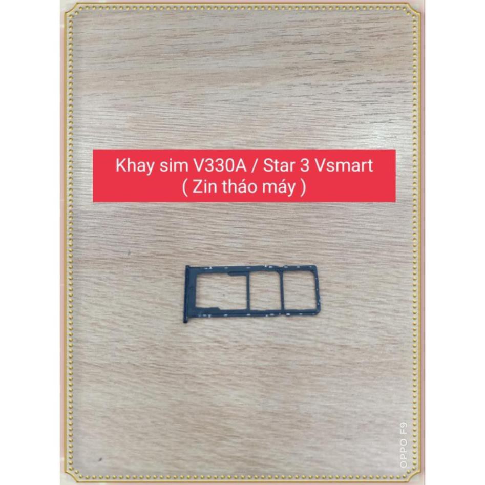 Khay sim V330A - Star 3 Vsmart ( Zin tháo máy)