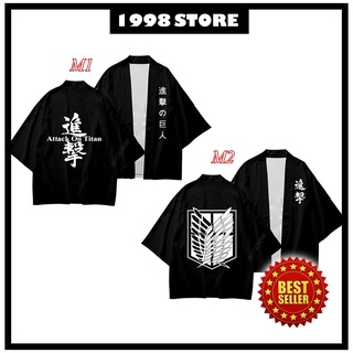 Áo attack on titan, áo khoác kimono đội trinh sát trong attack on titan phong cách nhật bản