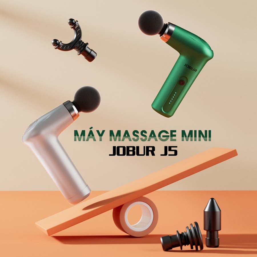 Máy massage cầm tay, massage cơ bắp, máy đấm lưng, Jobur hàng chính hãng, bảo hành 12 tháng