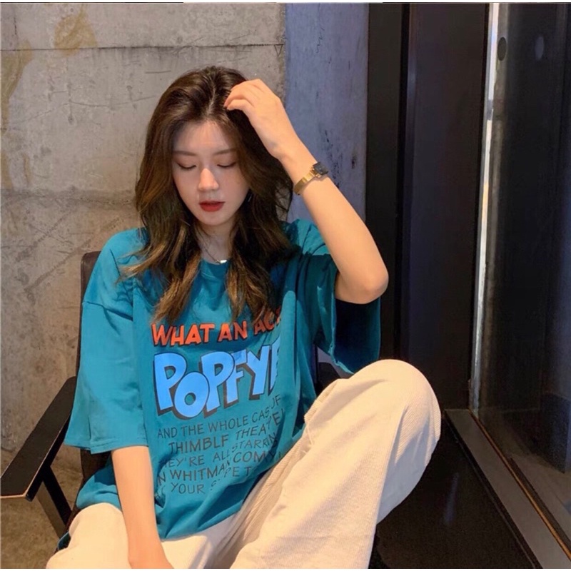 Áo thun PopryeÁo phông unisex nam nữ mặc đôi, nhóm, lớp Cá tínhFree ship rẻ nhấtChất cotton mát thấm hút mồ hôi