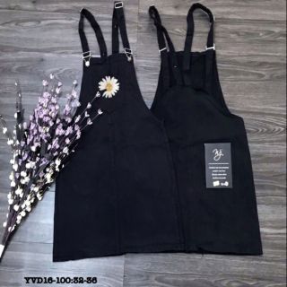 Bigsize yếm đen hoa cúc yvd16