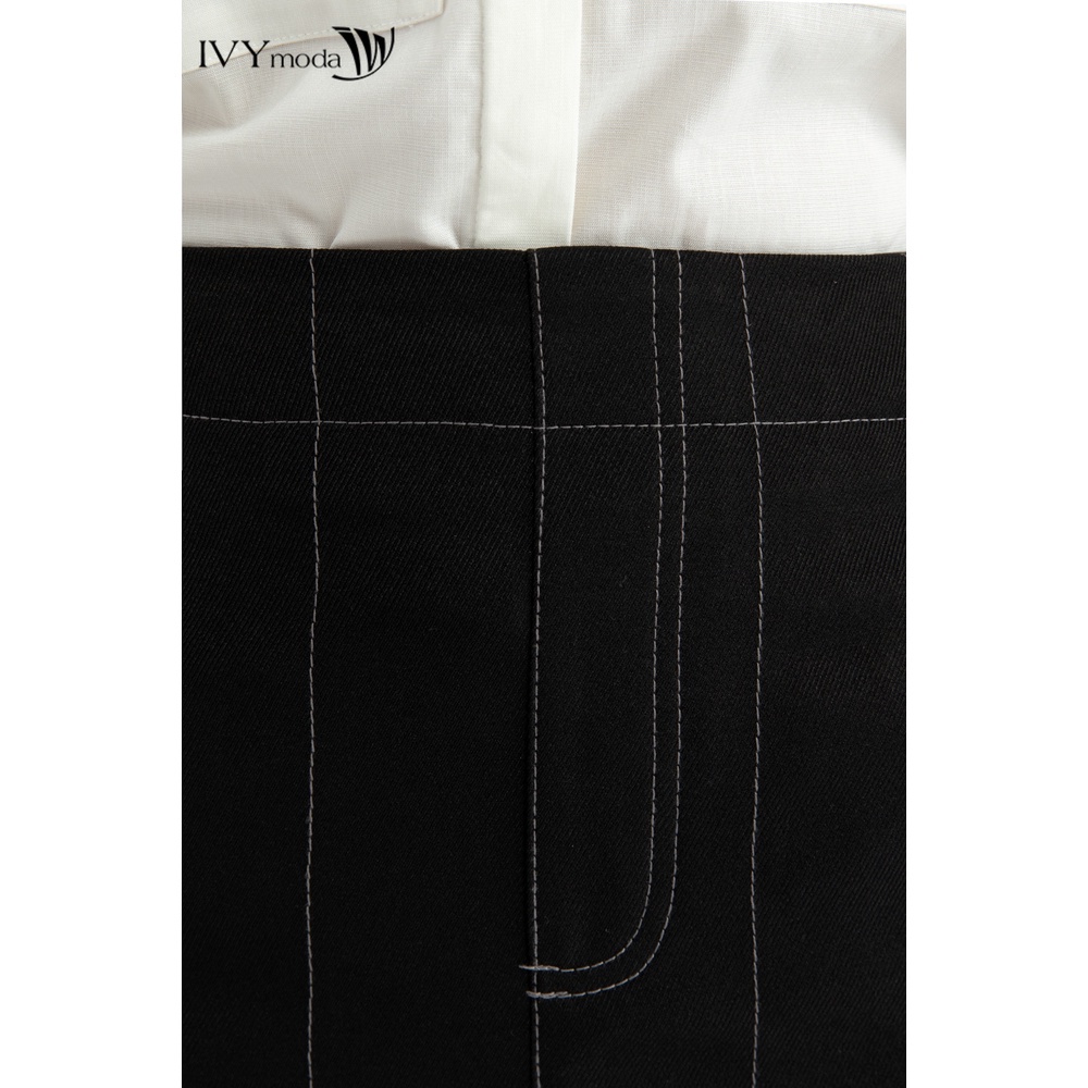 Chân váy chữ A chần chỉ nổi IVY moda MS 31B8546