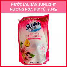 Nước lau sàn Sunlight Hương Hoa Lily Túi 3.6kg