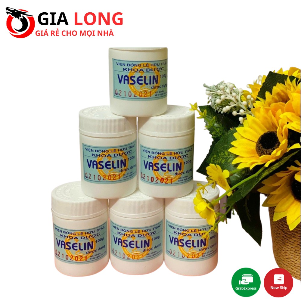 Kem nẻ dưỡng ẩm Vaselin Hộp 100g, Sáp chống nẻ làm mềm da an toàn cho trẻ nhỏ