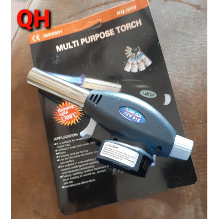 Đèn khò gas đánh lửa tự động công nghệ nhật lửa khè xanh,mạnh khò thực phẩm hàn mọi kim loại
