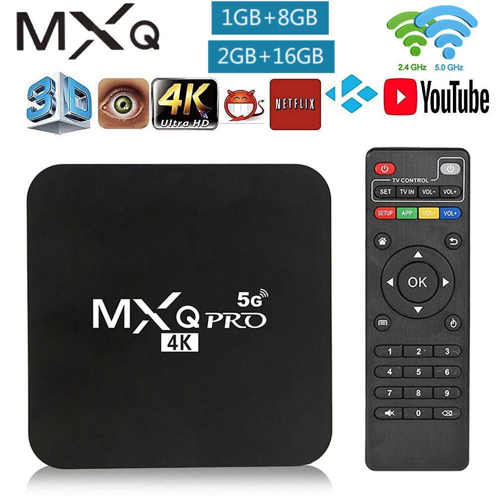 [HÀNG SẴN] Android TV box MXQ PRO 4K Bản Mới 5G 10.1 Ram 2G Xem Youtube, Lướt Web, Truyền Hình..