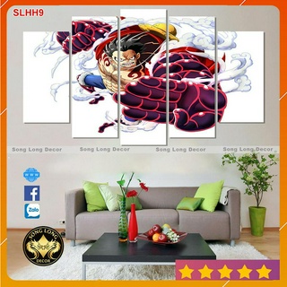 Tranh dán tường nhân vật hoạt hình ONE PIECE luffy trạng thái gear 4 - SLHH9 - Tranh trang trí nhà cửa