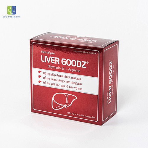 Viên bổ gan LIVER GOODz - Thanh nhiệt, giải độc, tăng cường chức năng gan, viêm gan, xơ gan, vàng da, gan nhiễm mỡ