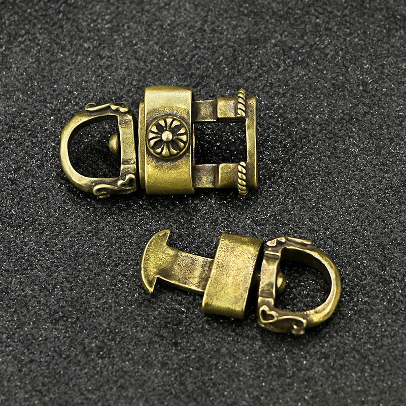 Yueying Vòng Móc Treo Tiền Bằng Đồng Nguyên Chất Có Thể Tháo Rời