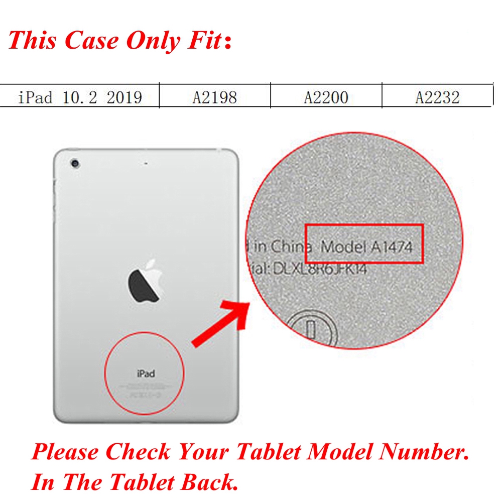 Ốp lưng bằng silicon PC dành cho Apple iPad 10.2 inch 2019 A2198 A2200 A2232 | BigBuy360 - bigbuy360.vn