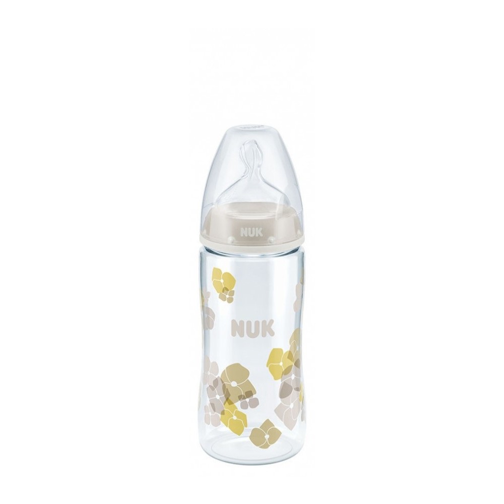 [CHÍNH HÃNG] BÌNH SỮA NUK PREMIUM CHOICE+ NHỰA PA 300ML NÚM TI S1 - M NU21473