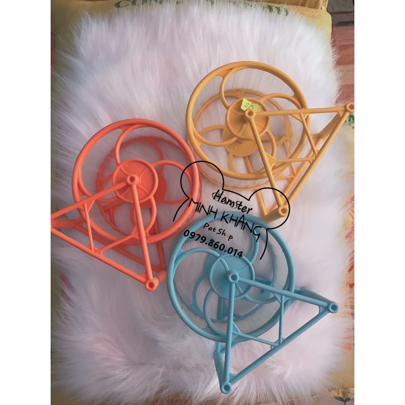 Banh chạy tập thể dục cho Hamster  (Wheel Toroso 12cm-15cm)