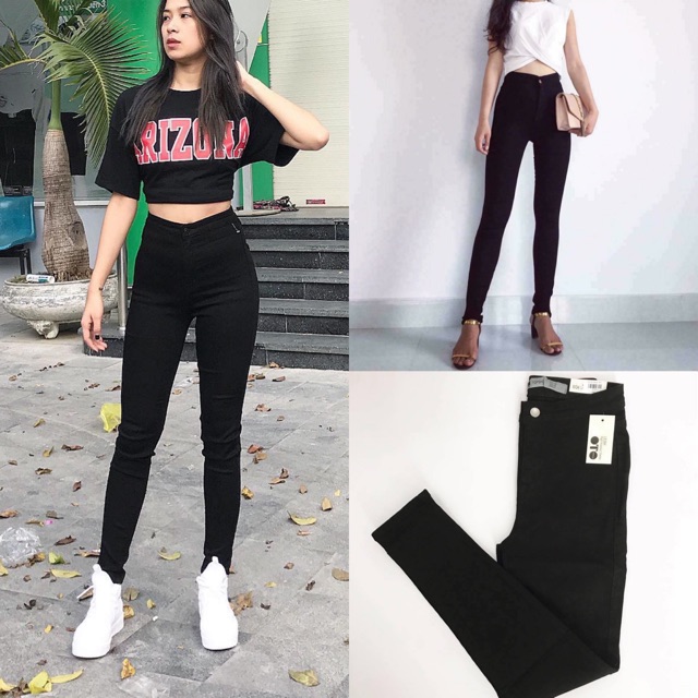 Quần Skinny lưng trơn highmax TS Lưng Cao qua rốn &quot; Móm Store &quot;