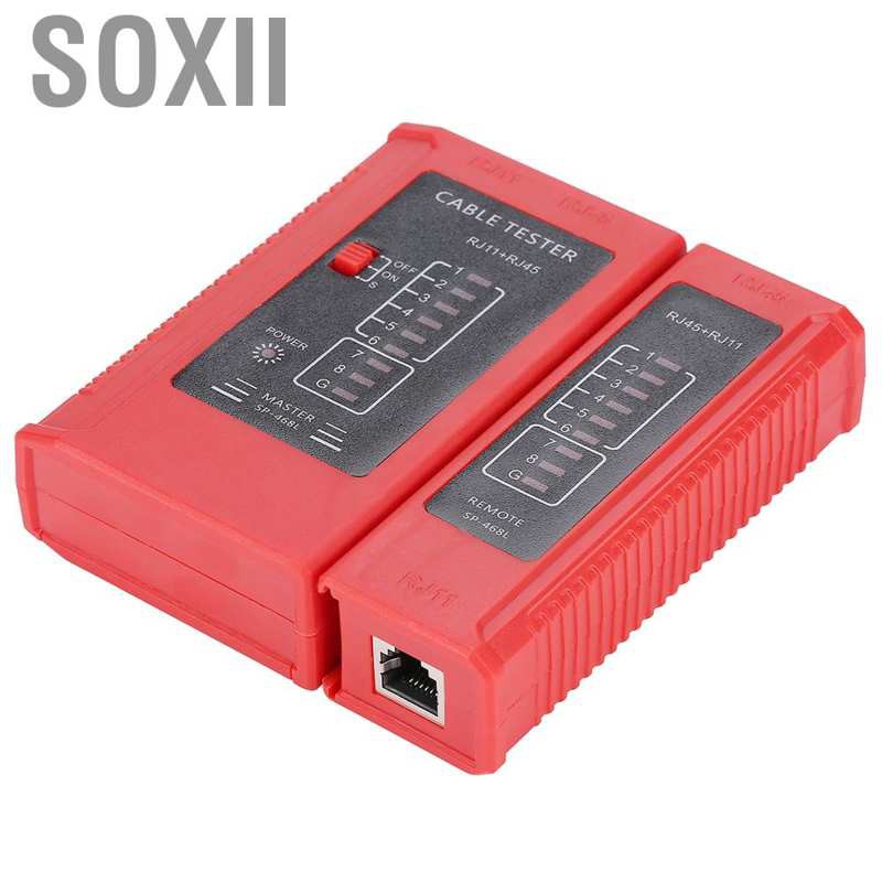 Bộ Thiết Bị Kiểm Tra Cáp Mạng Soxii Wz-468 Rj45 Rj11