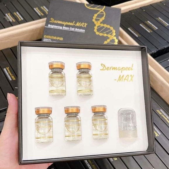 TẾ BÀO GỐC TOÀN NĂNG DERMAPEEL - MAX - DA CĂNG BÓNG - TRẮNG SÁNG - MỜ THÂM NÁM