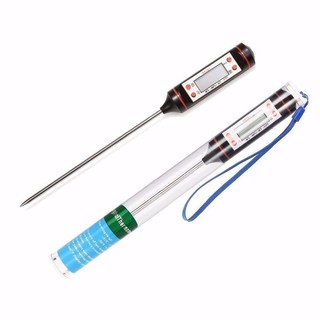 Đo nhiệt độ nước pha trà Pha chế trà sữa Trà chanh