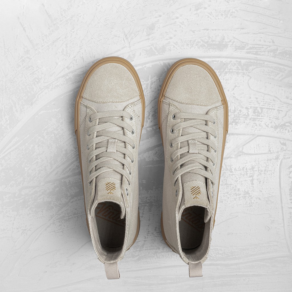 GIÀY SNEAKER ANANAS - HIGH TOP - BLEACHED SAND UY TÍN.