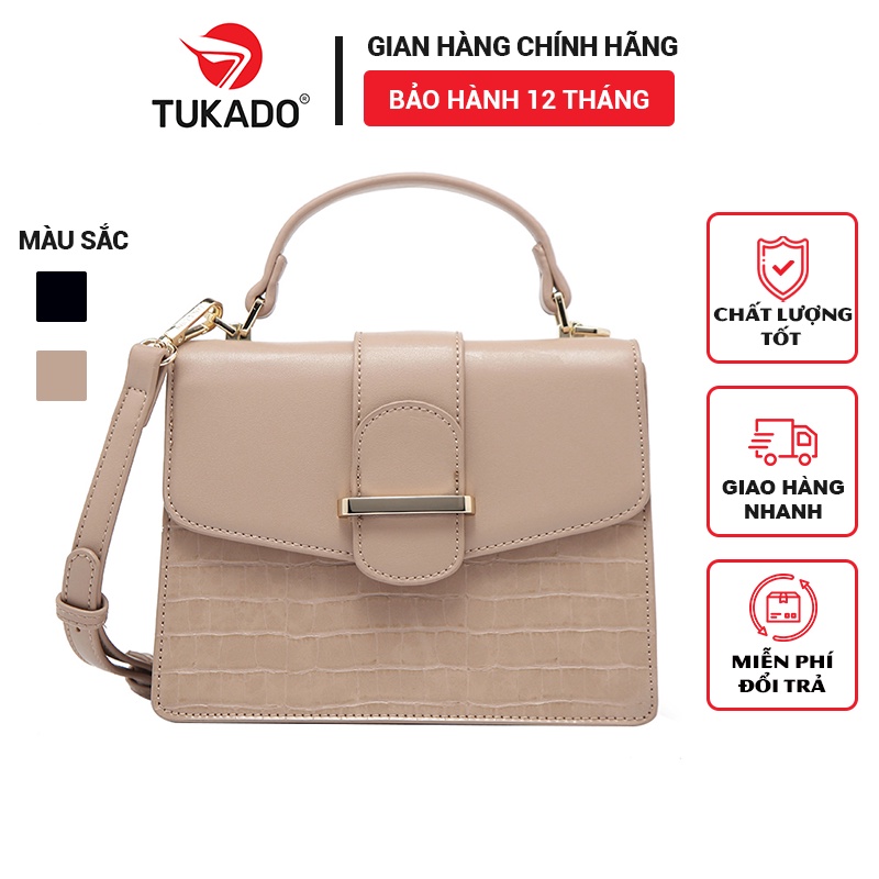 Túi Xách Nữ Đeo Chéo Đeo Vai Chính Hãng MICOCAH Dáng Công Sở Thời Trang Phối Vân Da Rắn Cao Cấp Cực Đẹp MC06 - 𝐓𝐮𝐤𝐚𝐝𝐨