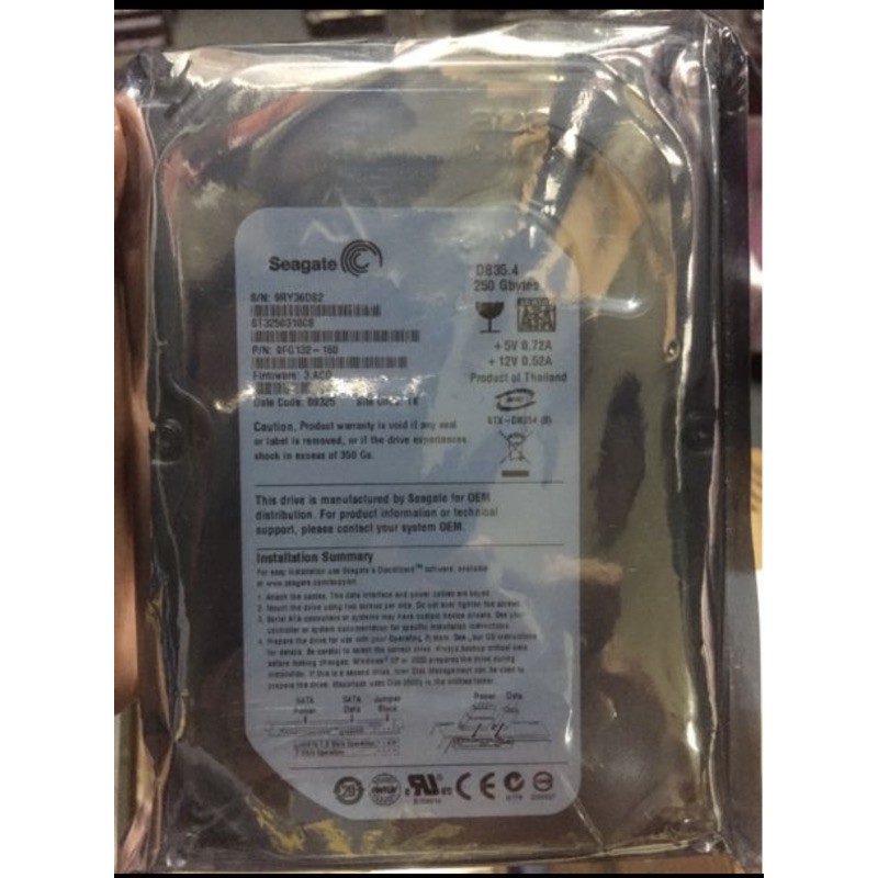 Ổ Cứng Seagate 250gb Sata 3.5 | BigBuy360 - bigbuy360.vn