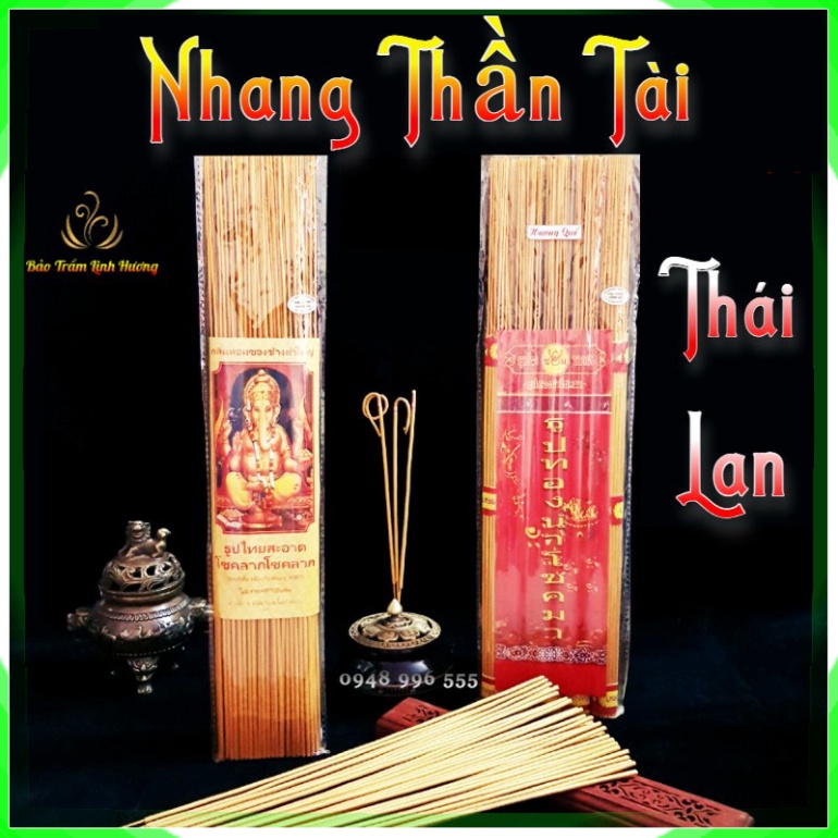 [ Combo 10 túi ] Hương Nhang Thần Tài Hương Sạch Ít Khói Cuộn Tàn Tài Lộc
