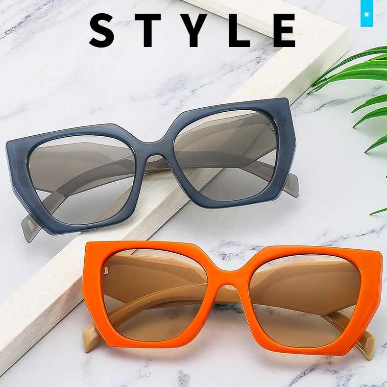 Kính Mát Tròng Hình Học Cho Nam Nữ