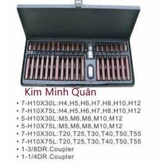 Bộ Mũi Đục Đầu Vít 40 Chi Tiết K0021 CMart