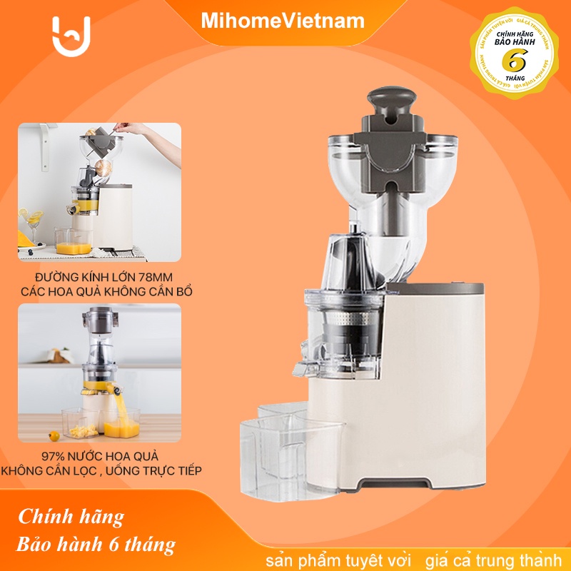 Máy ép chậm Xiaomi BUD BJ-V10 - ép chậm rau củ quả , Công suất 250W