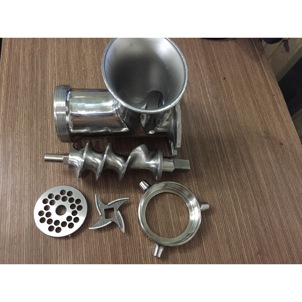 Bộ đầu xay thịt Đài Loan inox chuyên dùng cho máy xay ATS/AKS/EXTREME/304CU