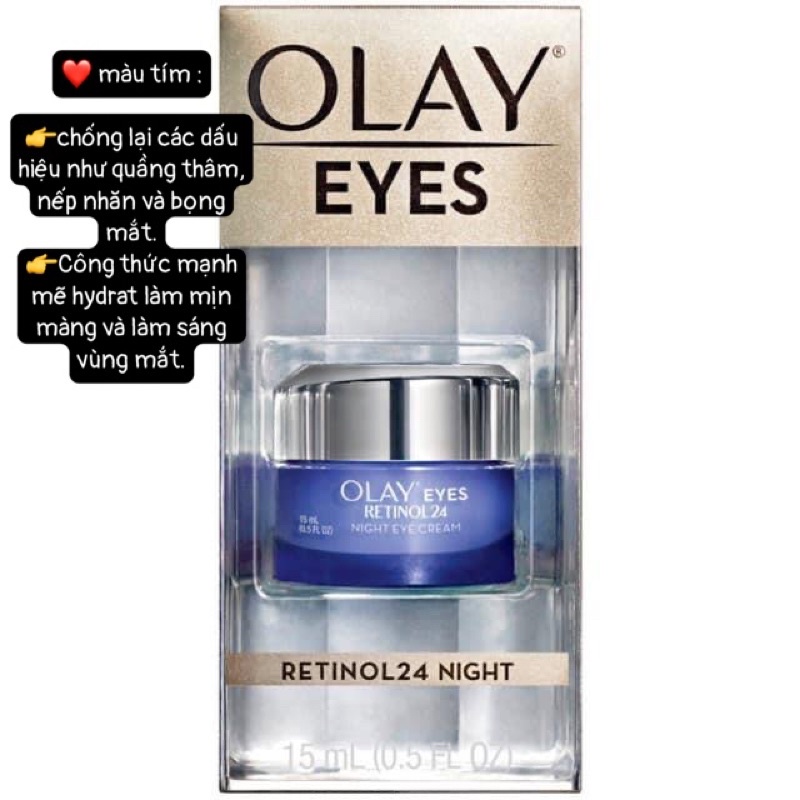 Kem Mắt Olay Mỹ Kem Thâm Mắt Olay Eyes Cream Bọng Mắt Ultimate For Dark Circle Mỹ 13ml Date Xa