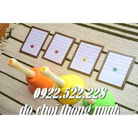 Bộ 8 chuông lắc nhạc - cảm thụ âm nhạc Montessori Bells định âm
