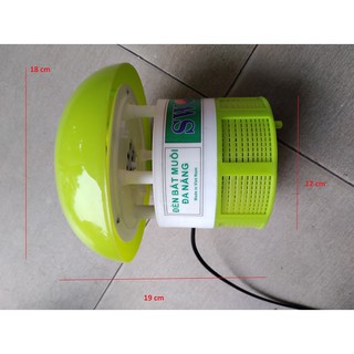Đèn bắt muỗi có khay chứa và quạt hút mốt mới hình nấm