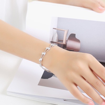 Vòng tay bạc 925 thời trang Trang sức cho phụ nữ