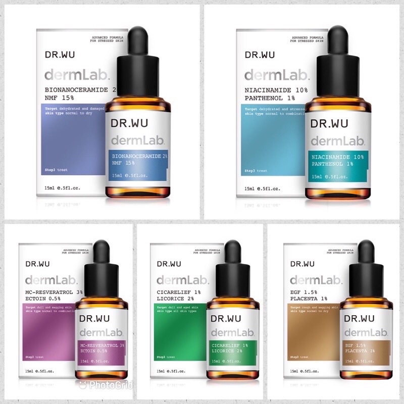 Serum Dermlab phục hồi da Niacinamide 10%+Panthenol 1% / Bionanocreamide2%+NMF15%