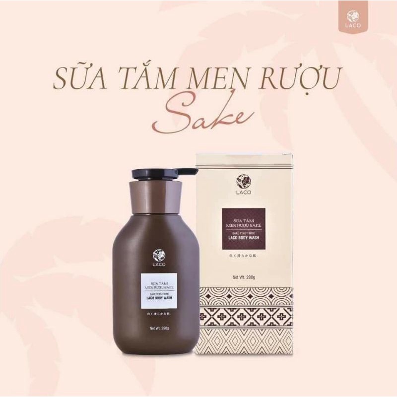 SỮA TẮM MEN RƯỢU SAKE LACO